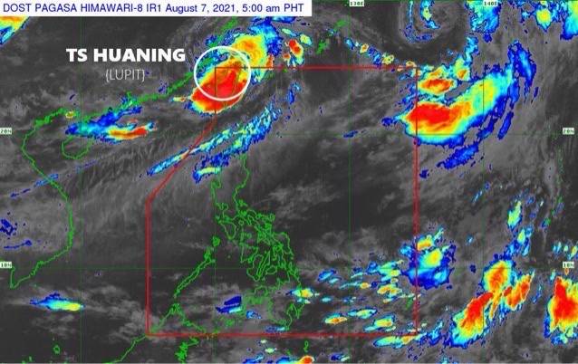 Tropical storm 'Huaning'. (Photo / Retrieved from CNN Philippines)
